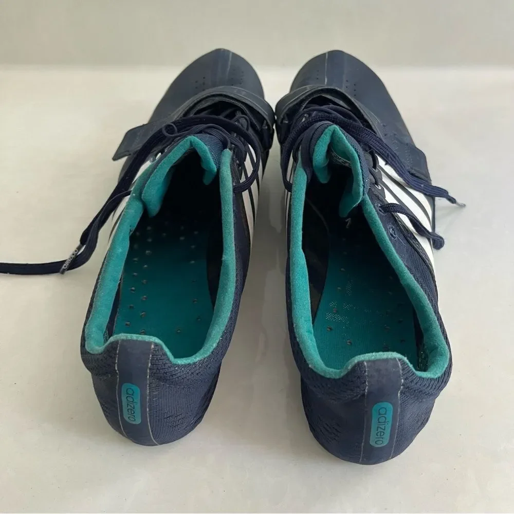 Adidas Blue White Running Adizero Accelerator Spikes 12